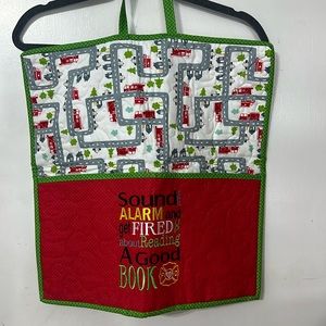 Children's Travel Bookkeeper Coloring Reading Book Caddy Firefighter